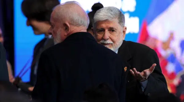 | The Brazilian governments advisor for international affairs former Foreign Minister Celso Amorim with Brazilian President Luiz Inácio Lula da Silva Photo Reuters | MR Online